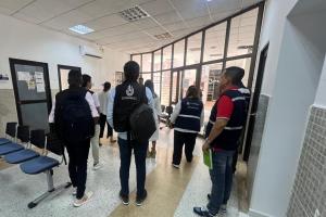Inspección de la secretaría de Salud de Barranquilla en Medicina Legal.