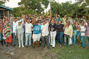  La recuperación de predios fue en  Pueblo Nuevo y La Apartada 