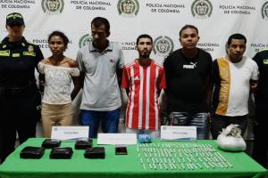 Capturados con estupefacientes 