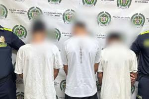 Tres adolescentes capturados 