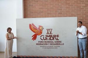 Imagen oficial de la cumbre mundial. 