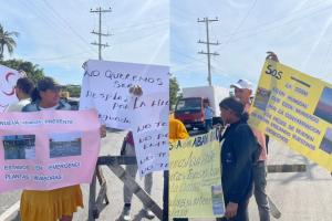 Comunidad de Nueva Venecia bloquea la vía Ciénaga - Barranquilla por crisis ambiental y humanitaria en la Ciénaga Grande