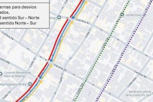 Cierre en la calle 72