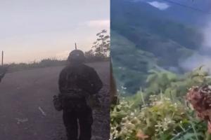 Combates y ataques de drones sur de Bolívar.