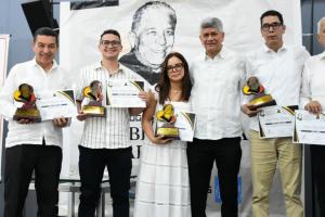 Ganadores del premio de periodismo deportivo TECNOGLASS 