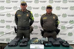 Incautación de Marihuana en las vías de Bolívar