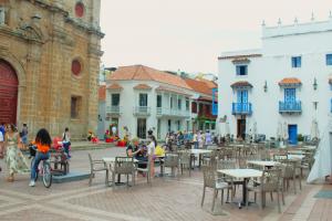 Plaza San Pedro Claver en Cartagena 