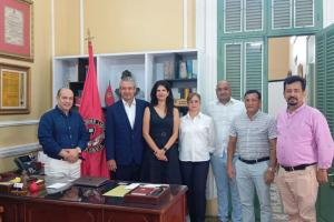 El encuentro de oficialización contó con la presencia de directivos de las universidades brasileñas.