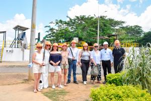 Veolia facilitó que participantes nacionales e internacionales del foro mundial conocieran de primera mano los procesos de tratamiento de aguas residuales