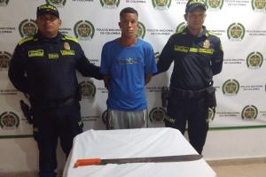 El capturado fue dejado a disposición Fiscalía General de Nación por el delito de maltrato animal. 