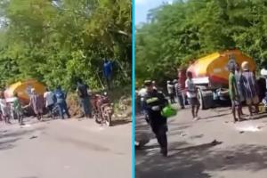 Fuerte accidente de tránsito en la isla de Barú