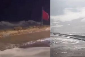 Huracán Melissa provoca fuerte oleaje y restricciones marítimas en Cartagena