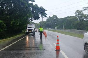 Accidente de tránsito en la vía La Cordialidad de Cartagena