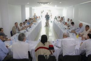 Primer día del encuentro nacional de excomandantes de las AUC en Valledupar. 