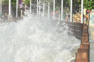 Mar de leva en Santa Marta - 2025