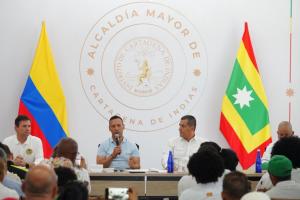 Encuentro en el Centro Histórico de la capital de Bolívar