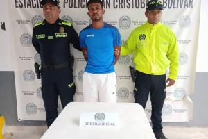 Policía captura en San Cristóbal a presunto homicida en grado de tentativa: tenía antecedentes por varios delitos