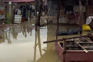 Lluvias dejaron a decenas de familias damnificadas. 