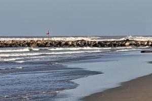 Bandera roja en Puerto Colombia 