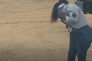 La mujer fue auxiliada. 