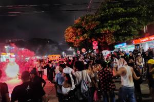 Marcha de Antorchas de los estudiantes de Universidad del Atlántico