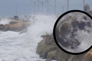 Aumento del nivel del mar por la Luna Llena