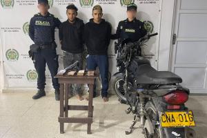 Captura de dos sujetos en San Isidro, Cartagena