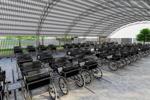 Hangar de coches eléctricos en Cartagena