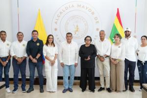 Encuentro entre autoridades del Distrito y la SAE