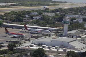 Terminal aérea principal de la capital de Bolívar