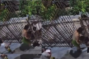 Cámara de seguridad registró el hecho