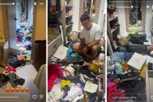 La vivienda del cantante de vallenato quedó desordenada tras el millonario robo.