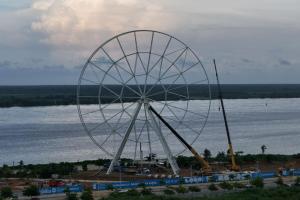 Así avanza la construcción de la ‘Luna del Río’ en Barranquilla