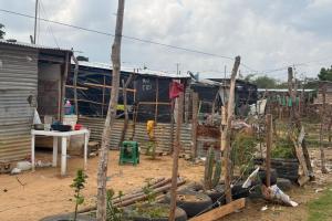 Asentamiento La Pista en Maicao, La Guajira.