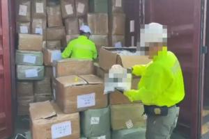 Operativo en el puerto de la ciudad