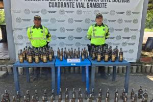 Operativo en vía San Onofre - Cartagena 