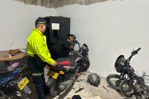 Durante los procedimientos fueron incautadas ocho motocicletas, de las cuales cinco registraban reporte por hurto