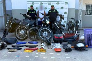 Alias Freiler presenta una trayectoria delictiva aproximada de tres años como dinamizador del hurto de motocicletas 