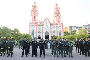 Policías en Barranquilla