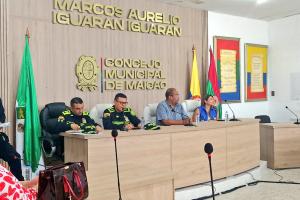 Consejo de seguridad en Maicao, La Guajira.