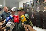 Voceros de la rueda de prensa: Sec Interior Cartagena y Comandante Policía Metropolitana
