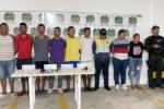 En el operativo fueron incautados teléfonos celulares, panfletos alusivos a Los Costeños, cartuchos calibre 38 y 1 granada de fragmentación