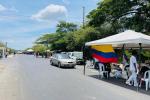 Bloqueo en La Guajira por mal servicio de energía de la empresa Air-e.