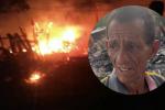Incendio en villate 