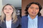 Foto: Collage con imágenes de las redes sociales de Petro y Dávila