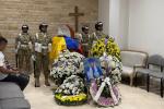 Con honores militares despiden en Valledupar al infante de Marina asesinado en un ataque con drones