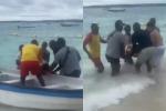 Joven herido en lancha, barú. Septiembre 2025