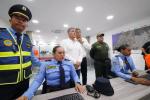 Autoridades locales en la capital de Bolívar