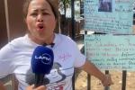 Protesta madre de familia. 