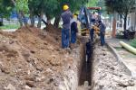 Obras de alcantarillado en El Guamo